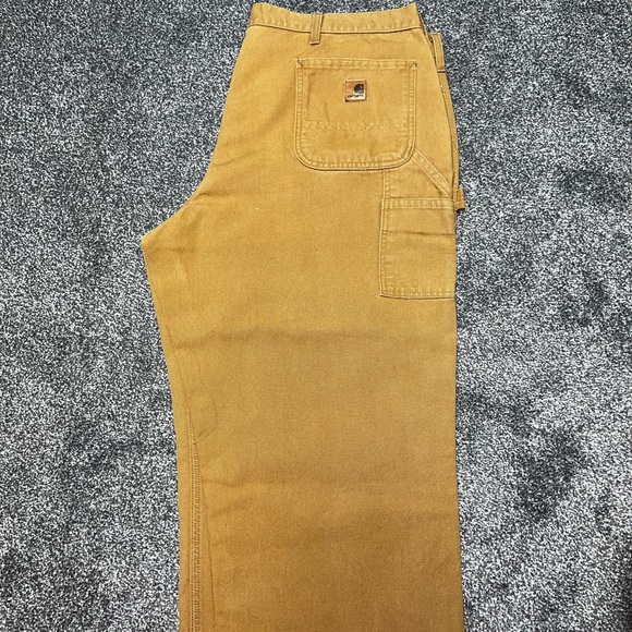 Carhartt Other - Carhartt Pants Men's Original Dungaree Fit Canvas Work Tan 44x30 B11 BRN
